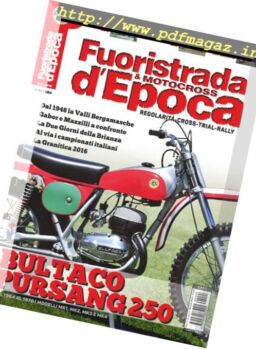 Fuoristrada & Motocross d’Epoca – Luglio-Agosto 2016