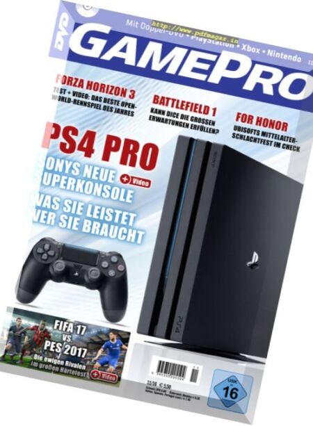 GamePro – November 2016 Cover