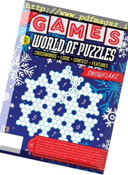 Games World of Puzzles – December 2016 Cover
