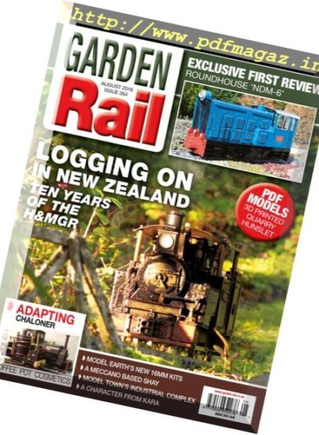 Garden Rail – August 2016 Cover