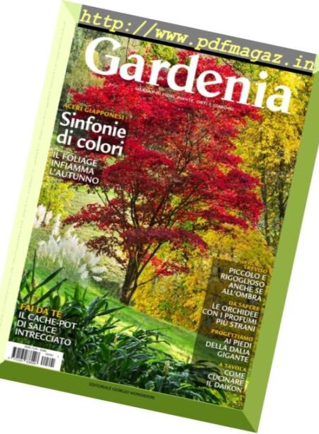 Gardenia – Novembre 2016 Cover
