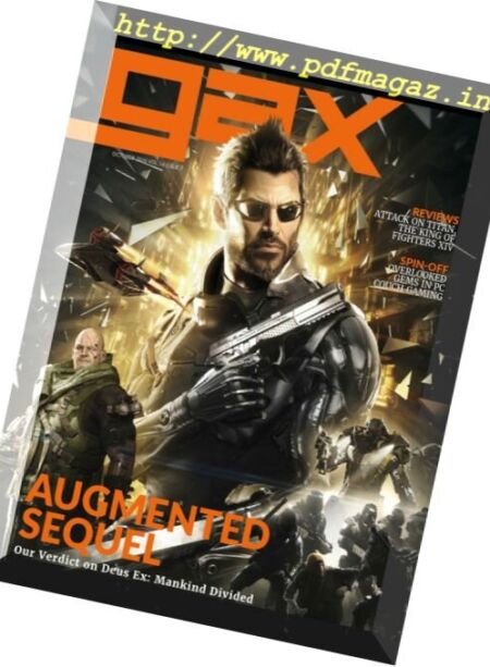 Gax – October 2016 Cover