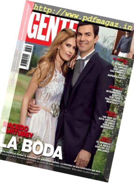 Gente Argentina – 27 Septiembre 2016 Cover