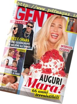Gente Italia – 1 Novembre 2016