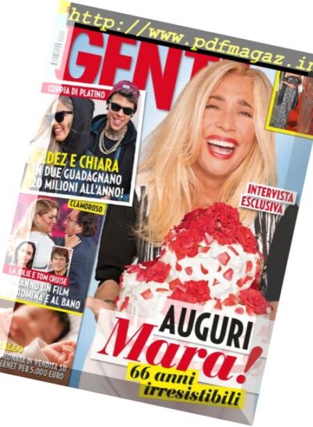 Gente Italia – 1 Novembre 2016 Cover