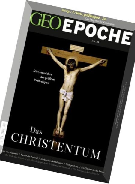Geo Epoche – Oktober 2016 Cover