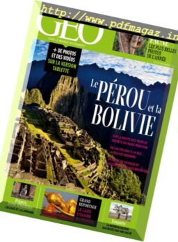 Geo France – Novembre 2016