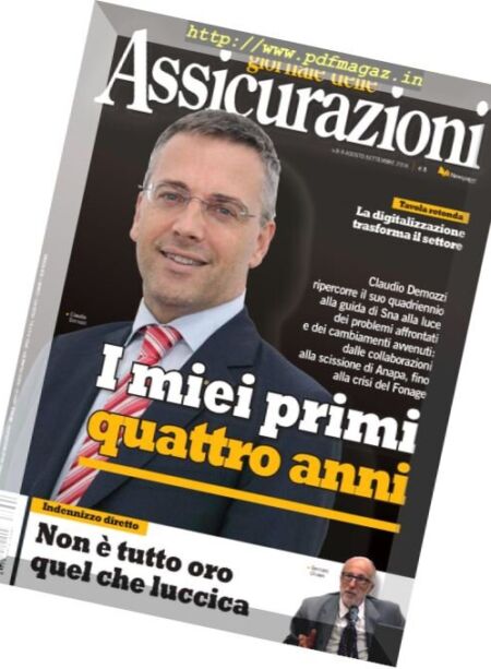 Giornale delle Assicurazioni – Agosto-Settembre 2016 Cover