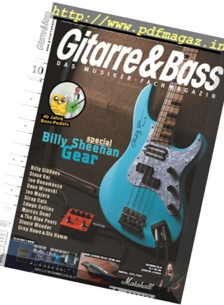 Gitarre & Bass – Oktober 2016 Cover