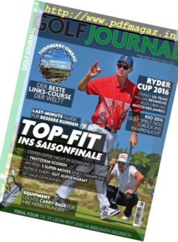 Golf Journal – Oktober 2016