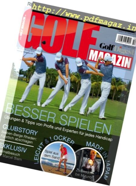 Golf Magazin – Oktober 2016 Cover