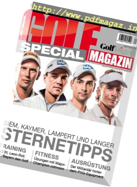 Golf Magazin Special – Nr.1, 2016 Cover
