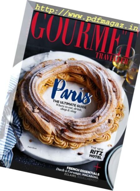 Gourmet Traveller – October 2016 Cover