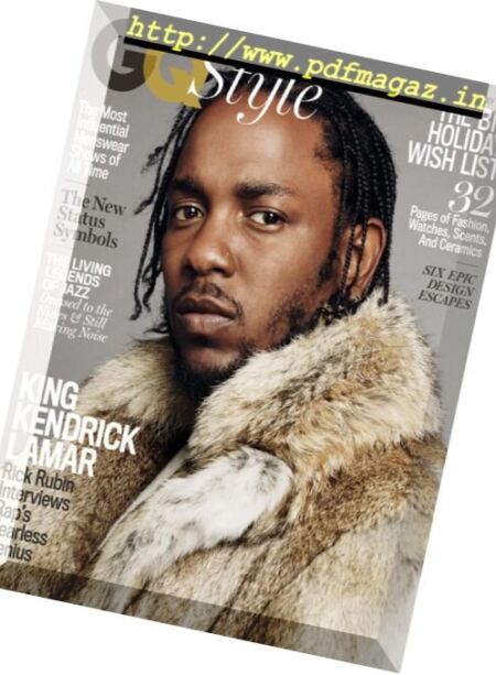 GQ Style USA – Holiday 2016 Cover