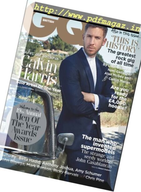 GQ UK – October 2016 Cover