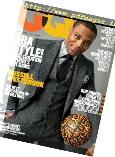 GQ USA – November 2016 Cover
