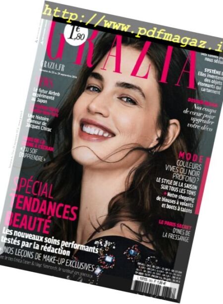 Grazia France – 23 au 29 Septembre 2016 Cover