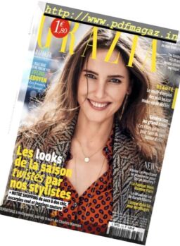 Grazia France – 7 au 13 Octobre 2016