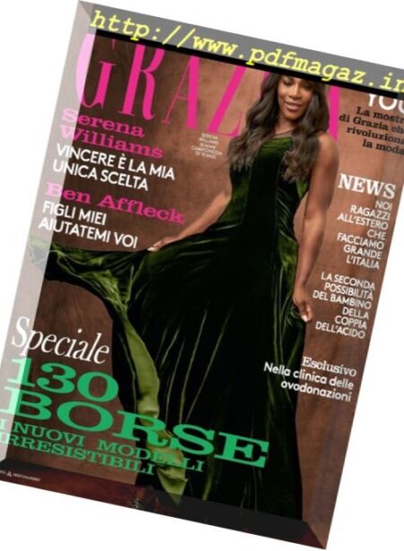 Grazia Italia – 18 Ottobre 2016 Cover