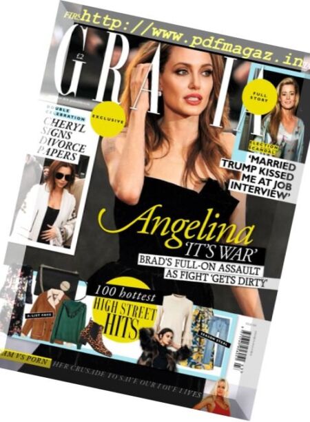 Grazia UK – 24 October 2016 Cover