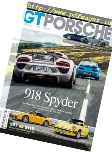 GT Porsche – August 2016 Cover