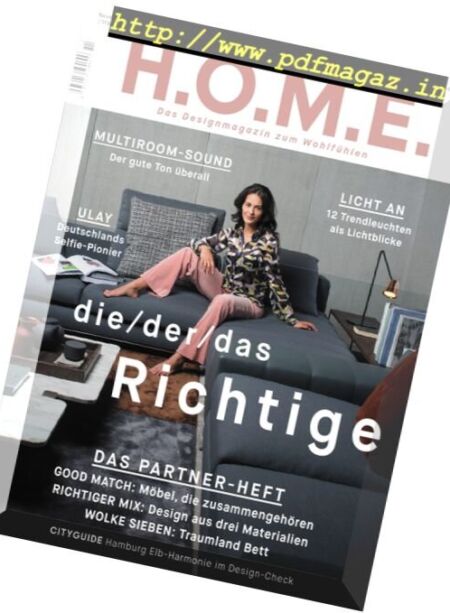 H.O.M.E. – November 2016 Cover