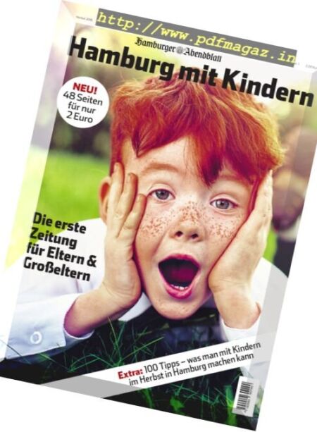 Hamburg mit Kindern – Herbst 2016 Cover