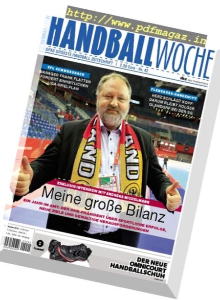 Handballwoche – 18 Oktober 2016 Cover