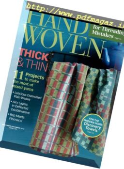 Handwoven – November-December 2016