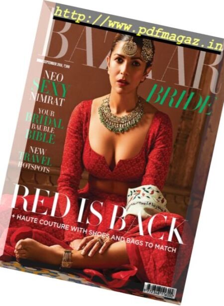 Harper’s Bazaar Bride – September 2016 Cover