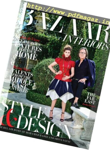 Harper’s Bazaar Interiors Arabia – Autumn 2016 Cover
