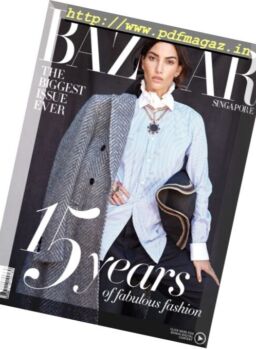 Harper’s Bazaar Singapore – November 2016