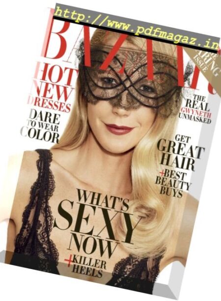 Harper’s Bazaar USA – November 2016 Cover
