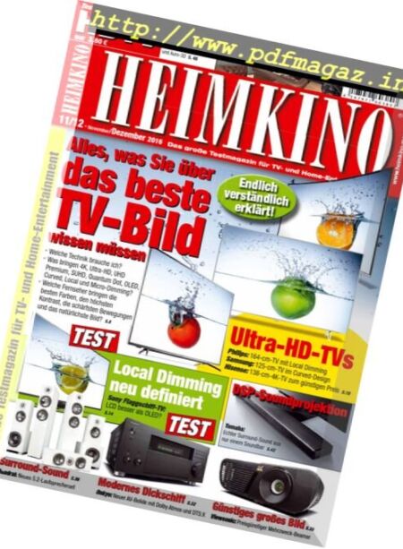 Heimkino – November-Dezember 2016 Cover