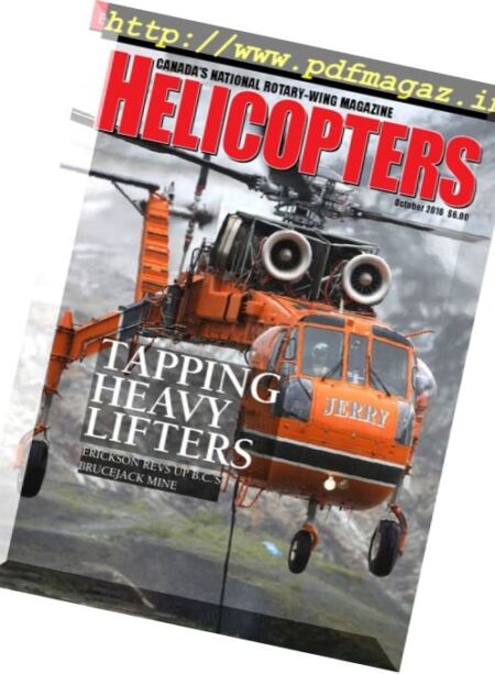 Helicopters – October 2016 Cover