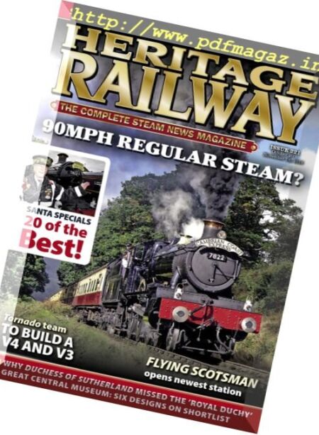 Heritage Railway – October 20, 2016 Cover