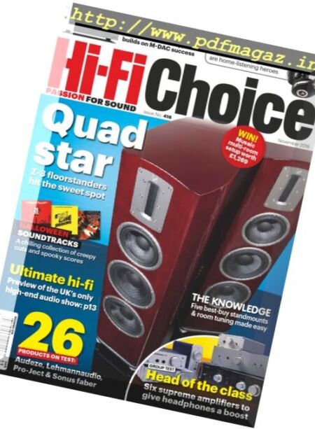 Hi-Fi Choice – November 2016 Cover