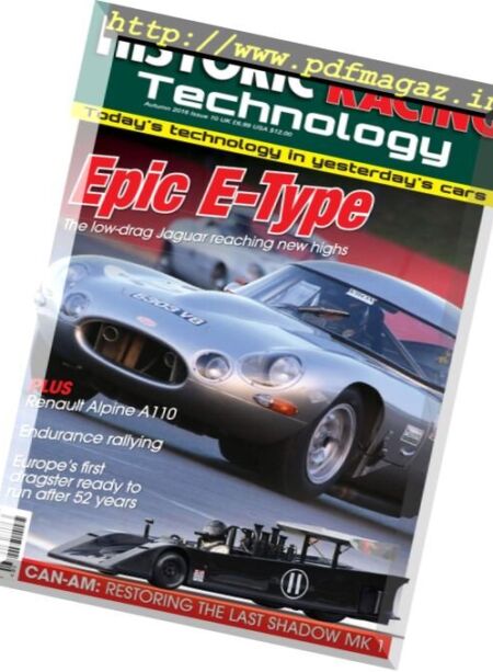Historic Racing Technology – Issue 10, Autumn 2016 Cover