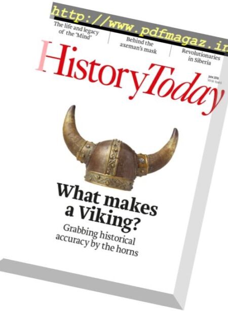 History Today – June 2016 Cover
