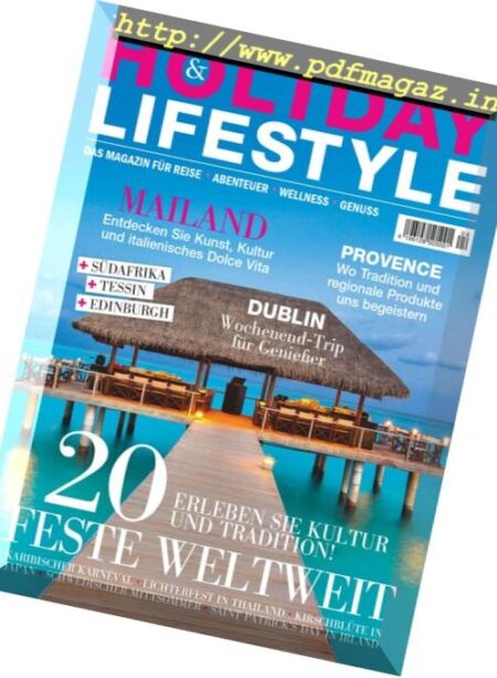Holiday & Lifestyle – September-November 2016 Cover