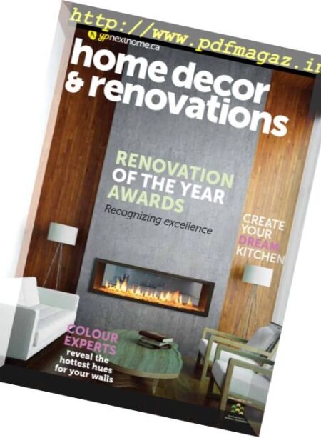 Home Decor & Renovations – October-November 2016 Cover
