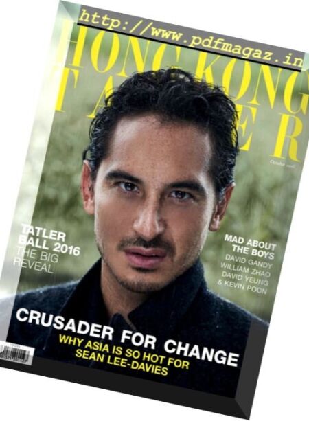 Hong Kong Tatler – October 2016 Cover