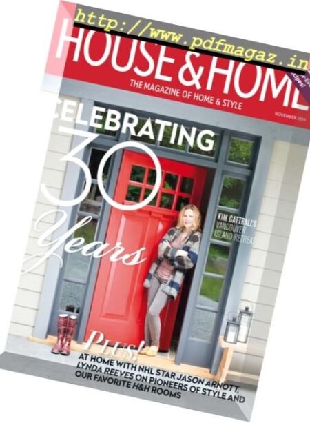 House & Home – November 2016 Cover