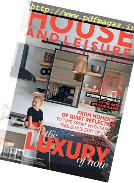 House and Leisure – November 2016 Cover