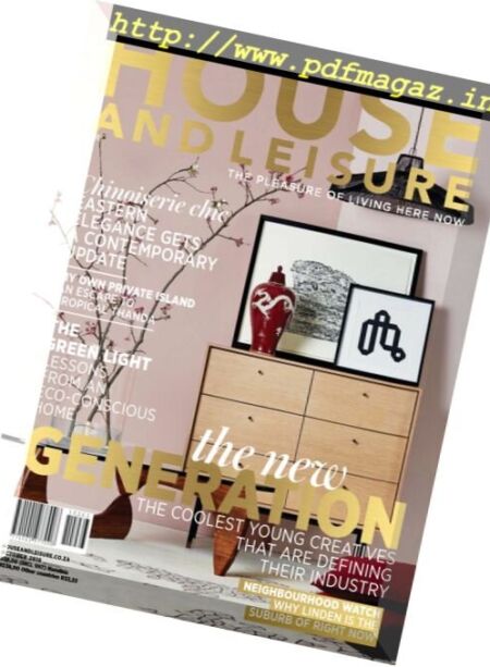 House and Leisure – October 2016 Cover