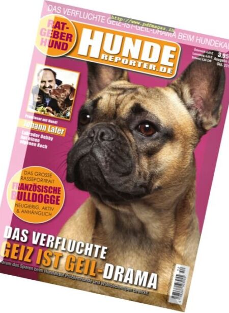 Hunde-Reporter – Oktober 2016 Cover