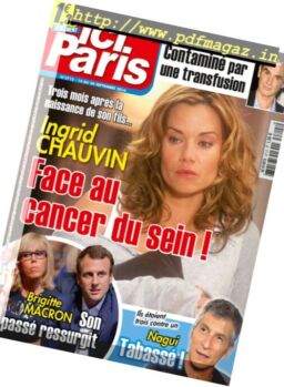 Ici Paris – 14 au 20 Septembre 2016