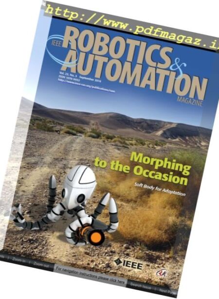 IEEE Robotics Automation Magazine – September 2016 Cover