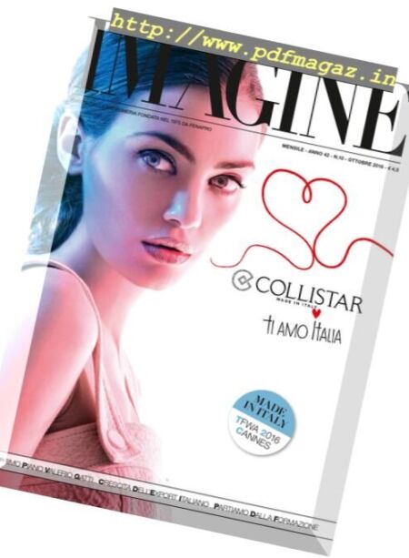 Imagine Magazine – Ottobre 2016 Cover