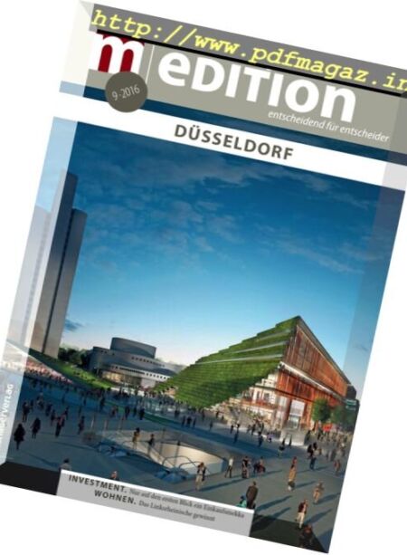 Immobilienmanager Edition Dusseldorf – Nr.9, 2016 Cover